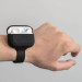 4smarts Silicone Case with Wrist Strap - силиконов калъф с каишка за ръка за Apple AirPods Pro (черен) 3