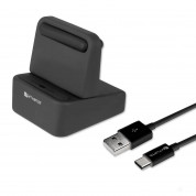 4smarts Universal Charging Station WireDock with USB-C Cable - универсална док станция с USB-C кабел (100см) (сив) 2