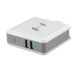 4smarts 3in1 Charger HyperVolt with Wireless Power Bank - захранване за ел. мрежа с два USB изхода, външна батерия и безжично зареждане (бял) 2