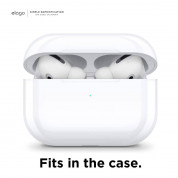 Elago Airpods Pro Earbuds Cover Plus Tips - антибактериални силиконови калъфчета с вградени тапички за Apple Airpods Pro (6 чифта) (бял) 3