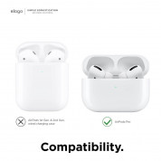 Elago Airpods Pro Earbuds Cover Plus Tips - антибактериални силиконови калъфчета с вградени тапички за Apple Airpods Pro (6 чифта) (сив) 3