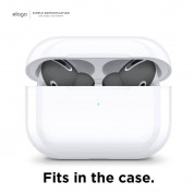 Elago Airpods Pro Earbuds Cover Plus Tips - антибактериални силиконови калъфчета с вградени тапички за Apple Airpods Pro (6 чифта) (сив) 5