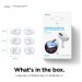 Elago Airpods Pro Earbuds Cover Plus Tips - антибактериални силиконови калъфчета с вградени тапички за Apple Airpods Pro (6 чифта) (бял-фосфор) 9