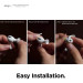 Elago Airpods Pro Earbuds Hooks - антибактериални силиконови калъфчета с вградени кукички за Apple Airpods Pro (4 чифта) (бял) 3