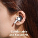 Elago Airpods Pro Earbuds Hooks - антибактериални силиконови калъфчета с вградени кукички за Apple Airpods Pro (4 чифта) (сив) 4