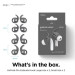 Elago Airpods Pro Earbuds Hooks - антибактериални силиконови калъфчета с вградени кукички за Apple Airpods Pro (4 чифта) (сив) 9