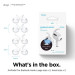Elago Airpods Pro Earbuds Hooks - антибактериални силиконови калъфчета с вградени кукички за Apple Airpods Pro (4 чифта) (бял-фосфор) 9