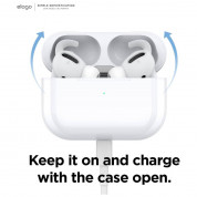 Elago Airpods Pro Earbuds Hooks for Apple Airpods Pro (nightglow blue) 3