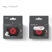 Elago Airpods Pro Retro AW6 Silicone Hang Case - силиконов калъф с карабинер за Apple Airpods Pro (черен)  8