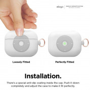Elago Airpods Pro Retro AW6 Silicone Hang Case for Apple Airpods Pro (white) 5