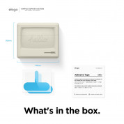 Elago Airpods Pro Retro AW3 Silicone Case for Apple Airpods Pro (white) 7