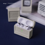 Elago Airpods Pro Retro AW3 Silicone Case - силиконов калъф за Apple Airpods Pro (бял)  2