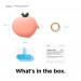 Elago Airpods Pro Peach Design Silicone Case - силиконов калъф с карабинер за Apple Airpods Pro (оранжев) 7
