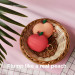 Elago Airpods Pro Peach Design Silicone Case - силиконов калъф с карабинер за Apple Airpods Pro (оранжев) 2