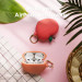 Elago Airpods Pro Peach Design Silicone Case - силиконов калъф с карабинер за Apple Airpods Pro (оранжев) 5