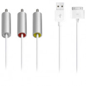 Apple composite AV кабел за iPhone, iPad, iPod 1