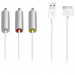 Apple composite AV кабел за iPhone, iPad, iPod 2
