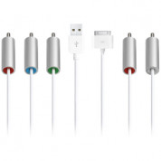 Apple component AV кабел за iPhone, iPod и iPad (със захранване) 2