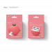 Elago Airpods Pro Peach Design Silicone Case - силиконов калъф с карабинер за Apple Airpods Pro (червен) 9