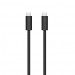 Apple Thunderbolt 3 Pro Cable (2m) - професионален тъндърболт 3 (USB-C) кабел за Apple продукти (2 метра) (черен) 2