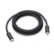 Apple Thunderbolt 3 Pro Cable (2m) - професионален тъндърболт 3 (USB-C) кабел за Apple продукти (2 метра) (черен)
