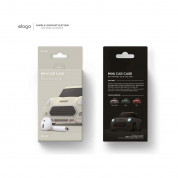 Elago Airpods Mini Car Design Silicone Case - силиконов калъф с карабинер за Apple Airpods и Apple Airpods 2 (бял)  8