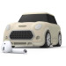 Elago Airpods Mini Car Design Silicone Case - силиконов калъф с карабинер за Apple Airpods и Apple Airpods 2 (бял)  1