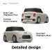 Elago Airpods Mini Car Design Silicone Case - силиконов калъф с карабинер за Apple Airpods и Apple Airpods 2 (бял)  5