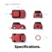 Elago Airpods Mini Car Design Silicone Case (red) 7