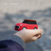Elago Airpods Mini Car Design Silicone Case - силиконов калъф с карабинер за Apple Airpods и Apple Airpods 2 (червен)  7