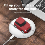 Elago Airpods Mini Car Design Silicone Case - силиконов калъф с карабинер за Apple Airpods и Apple Airpods 2 (червен)  3