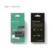 Elago Airpods Mini Car Design Silicone Case - силиконов калъф с карабинер за Apple Airpods и Apple Airpods 2 (зелен)  8
