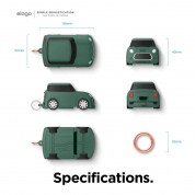 Elago Airpods Mini Car Design Silicone Case (green) 7