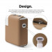 Elago MacBook Charger Leather Cover - кожен калъф (естествена кожа) за Apple USB-C 87W захранване (кафяв) 2