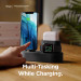 Elago Trio Charging Hub Pro - силиконова поставка за зареждане на iPhone, Apple Watch и Apple AirPods Pro (черна) 2