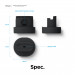 Elago Duo Charging Hub Pro - силиконова поставка за зареждане на iPhone, Apple Watch и Apple AirPods Pro (черна) 8
