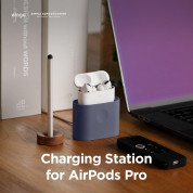 Elago Airpods Charging Station Pro - силиконова док станция за зареждане на Apple Airpods & Apple Airpods Pro (лилава) 1