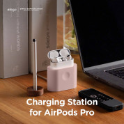 Elago Airpods Charging Station Pro - силиконова док станция за зареждане на Apple Airpods & Apple Airpods Pro (розова) 1