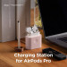 Elago Airpods Charging Station Pro - силиконова док станция за зареждане на Apple Airpods & Apple Airpods Pro (розова) 2