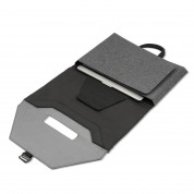 4smarts Laptop Bag Mobile Office with Privacy Mode - елегантна разгъваема чанта за преносими компютри до 16 инча (тъмносив)  4