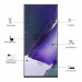 Eiger 3D Glass Full Screen Case Friendly Curved Tempered Glass - калено стъклено защитно покритие с извити ръбове за целия дисплей на Samsung Galaxy Note 20 Ultra (черен-прозрачен) 3