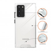 Eiger Glacier Case - удароустойчив хибриден кейс за Samsung Galaxy Note 20 Ultra (прозрачен) 2