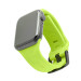 Urban Armor Gear Scout Strap - изключително здрава силиконова каишка за Apple Watch 42мм, 44мм (зелен неон) 1