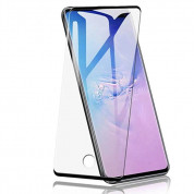 Premium Full Glue 5D Tempered Glass - обхващащо и ръбовете стъклено защитно покритие за дисплея на Samsung Galaxy S20 (черен)