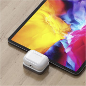Satechi USB-C Wireless Charging Dock for Apple Airpods - USB-C док за зареждане на Apple Airpods Pro и Airpods 2 Wireless Charging Case (бял) 4