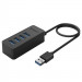 Orico USB 3.0 Hub 4 Port - 4ри портов USB 3.0 хъб (черен)  1