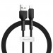 Baseus Silica Gel Lightning USB Cable (CALGJ-01) - USB кабел за Apple устройства с Lightning порт (100 см) (черен) 1