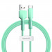Baseus Silica Gel USB-C Cable (CATGJ-06) - USB-C кабел за устройства с USB-C порт (100 см) (зелен) 1