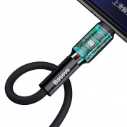 Baseus Silica Gel USB-C Cable (CATGJ-A01) - USB-C кабел за устройства с USB-C порт (200 см) (черен) 5