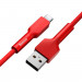Baseus Silica Gel USB-C Cable (CATGJ-A09) - USB-C кабел за устройства с USB-C порт (200 см) (червен) 3